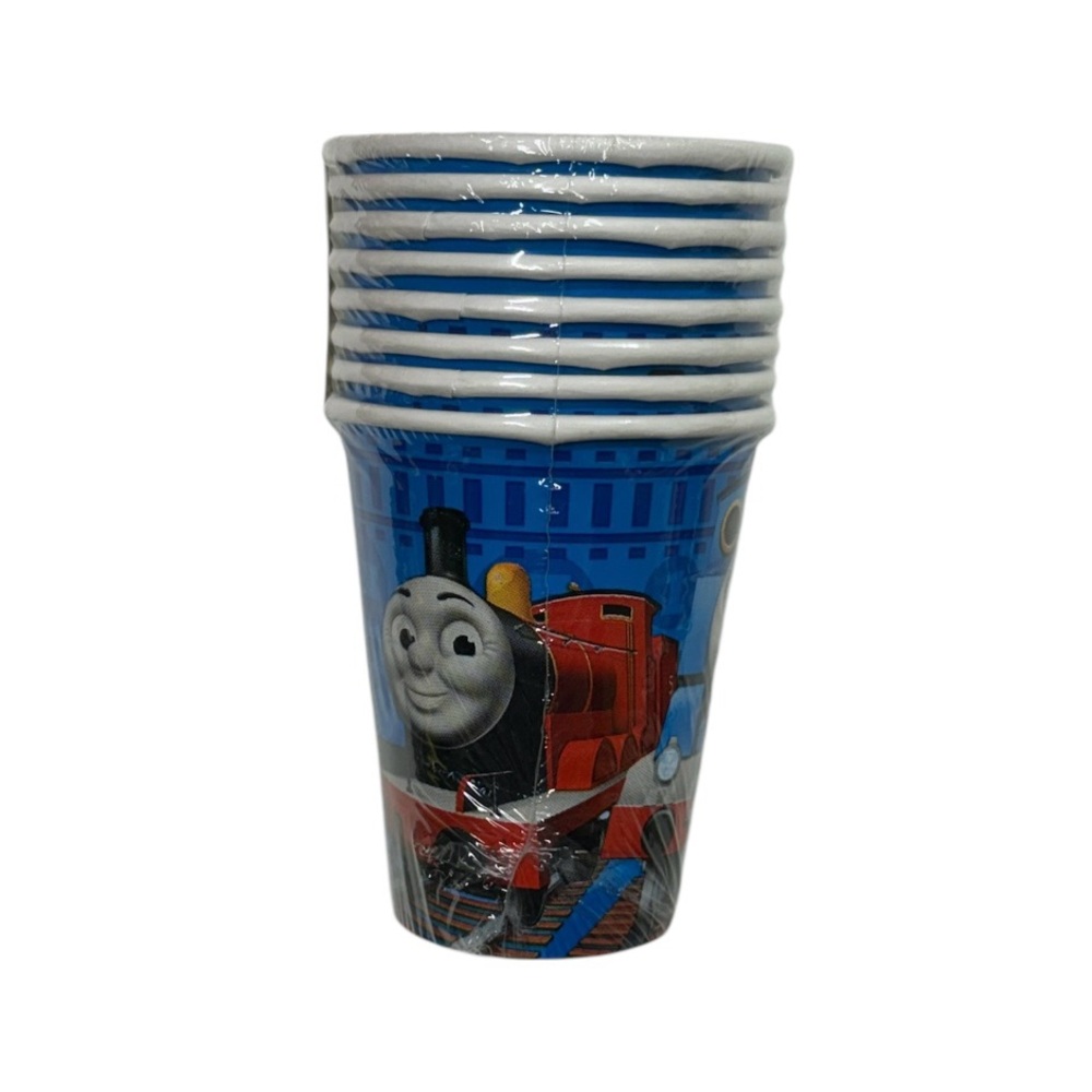 DesignWare Thomas the tank 8, 9 oz cups brand new in packaging never used cups!